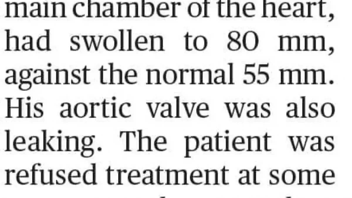 Complex Heart Surgery Performed
